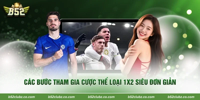 Các bước tham gia cược thể loại 1x2 siêu đơn giản